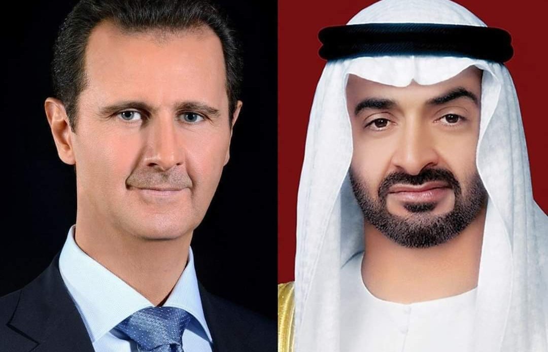 UAE’s bin Zayed expresses support to Syria in phone call with Pres. Assad