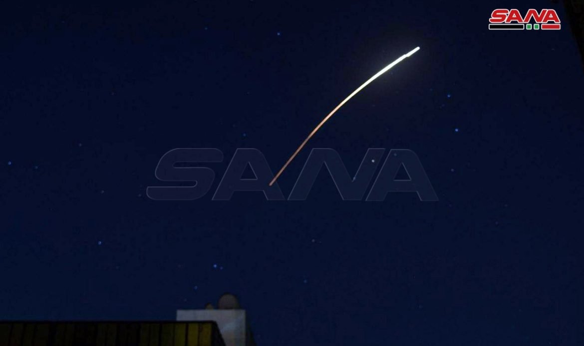 Syrian Surface -To -Air Missile Enters Jordanian Airspace While Targeting Israeli  Aircraft