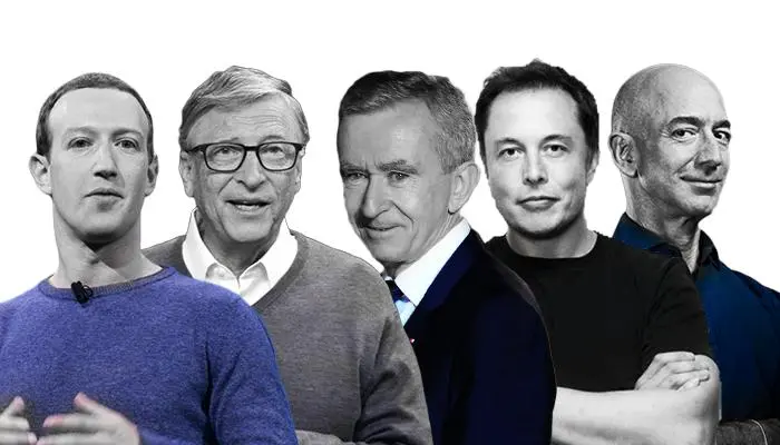 Top 10 Richest People on Earth Got Wealthier by Over $400 Bln in 2021, Bloomberg Index Shows