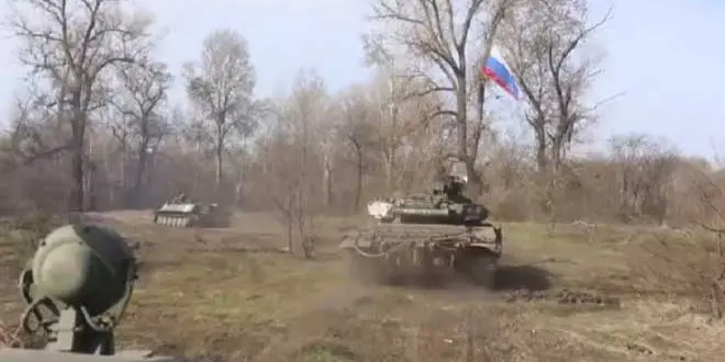Ukrainian forces in Kharkiv surrender and abandon their new tanks on battlefield , Russian MoD says