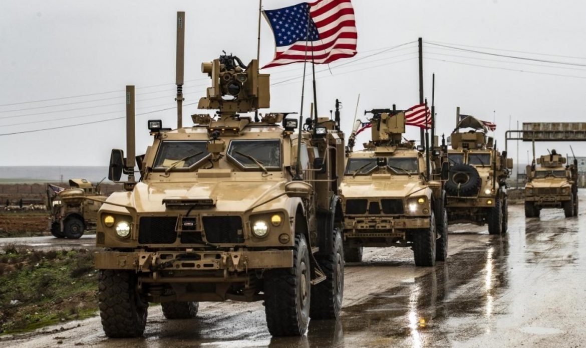 US military convoy enters Azaz camps in Syria