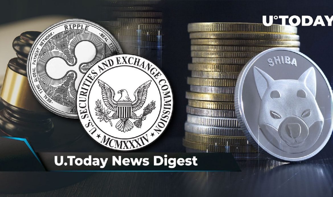 Ripple Will Lose Against SEC, 4.1 Billion XRP Moved from Bittrex in 1 Hour, 760 Billion SHIB on Move: Crypto News Digest by U.Today.