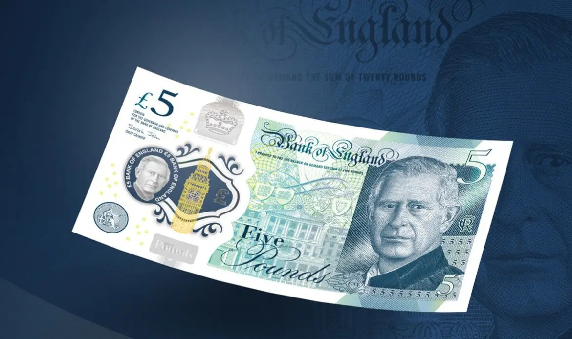 New face of British money unveiled.