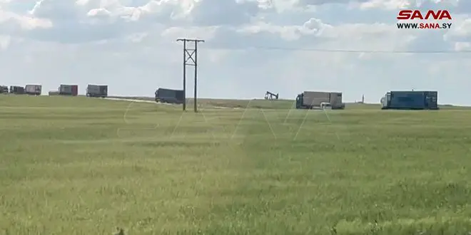 US occupation brings equipment and ammunition into its bases in Hasaka