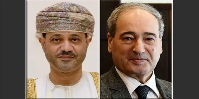 Mikdad discusses with Omani counterpart bilateral relations and latest developments