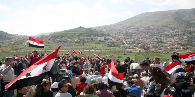 Syrian citizens in occupied Golan renew adherence to Syrian real-estate documents of their land