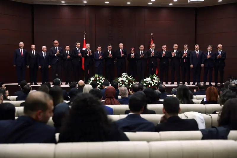 Erdogan appoints new cabinet members following inauguration