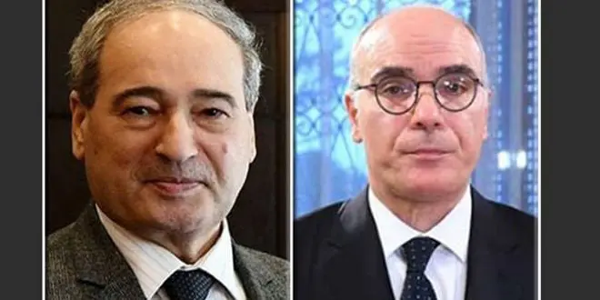Syria, Tunisia discuss enhancing bilateral ties