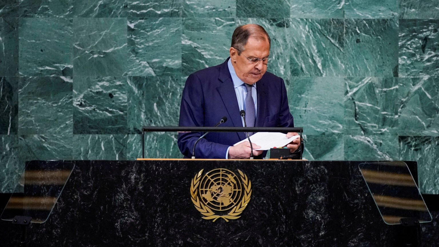 Lavrov starts his UN General Assembly program, meets with Jordan’s Prime Minister