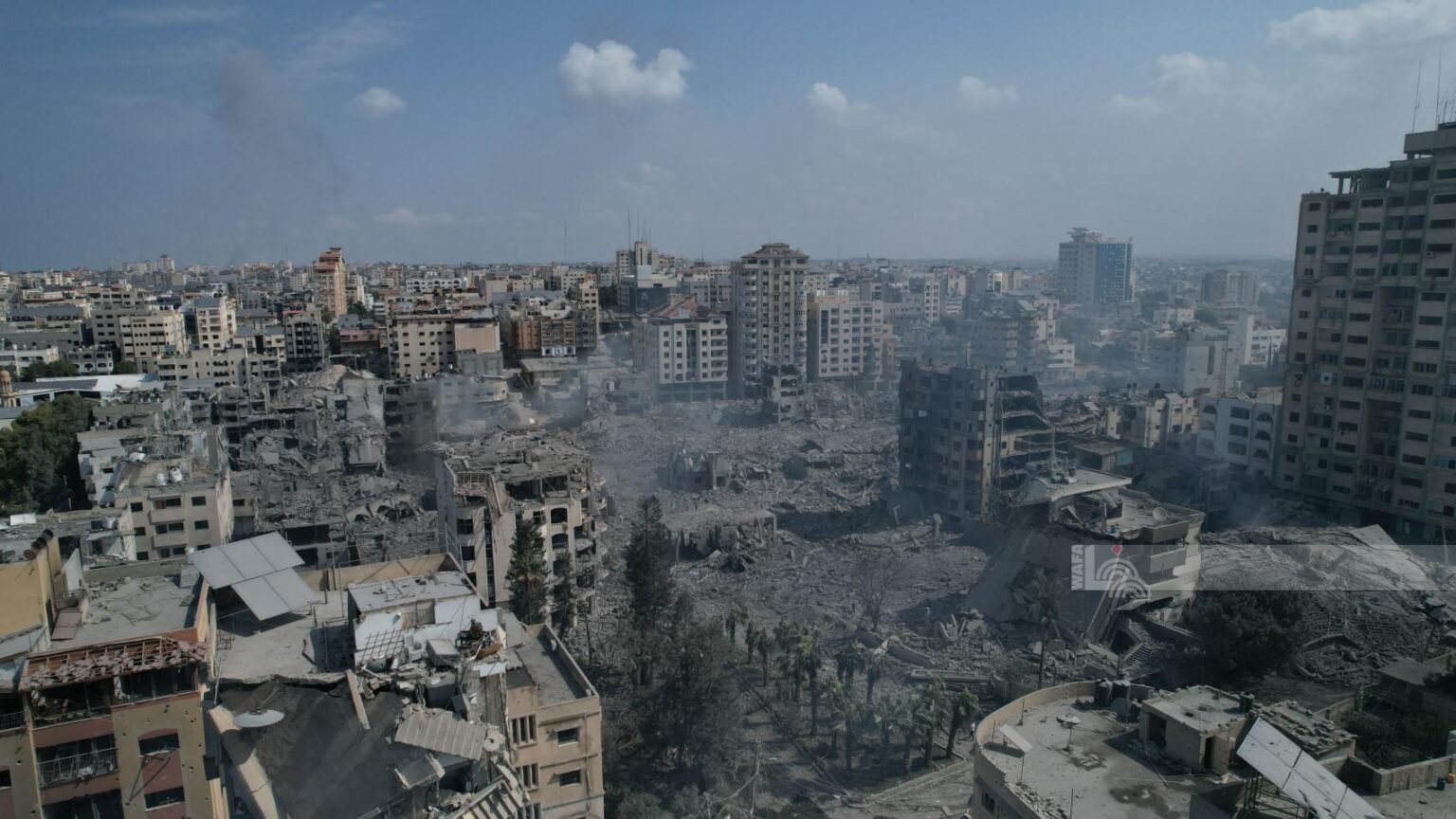 Israeli aggression on Gaza destroys 22,639 housing units, 10 health institutions, and 48 schools in four days