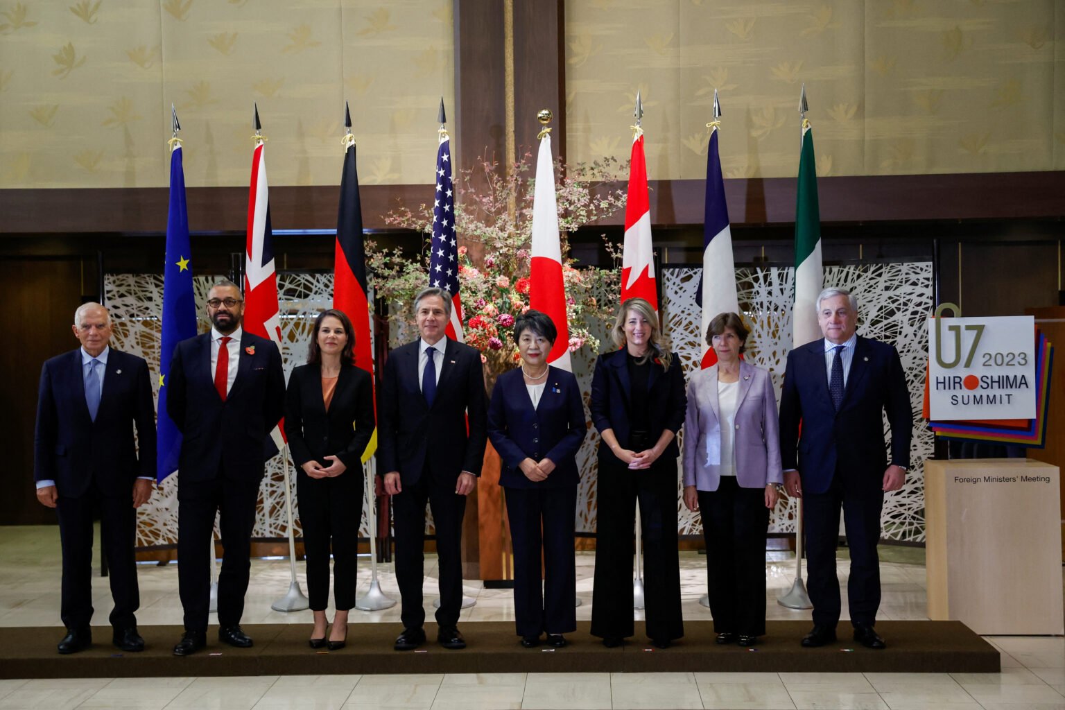 G7 ministers discuss what happens after Israel’s war on Gaza ends