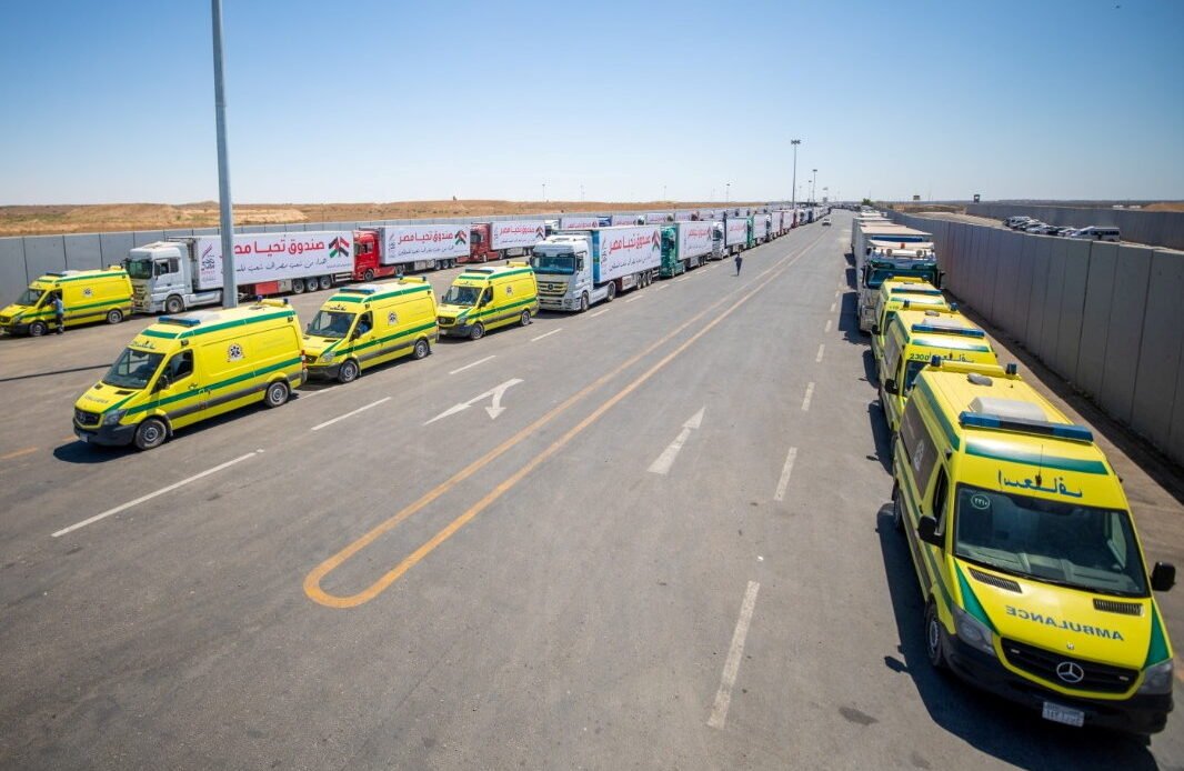 Almost 200 trucks with humanitarian aid enter Gaza via Rafah