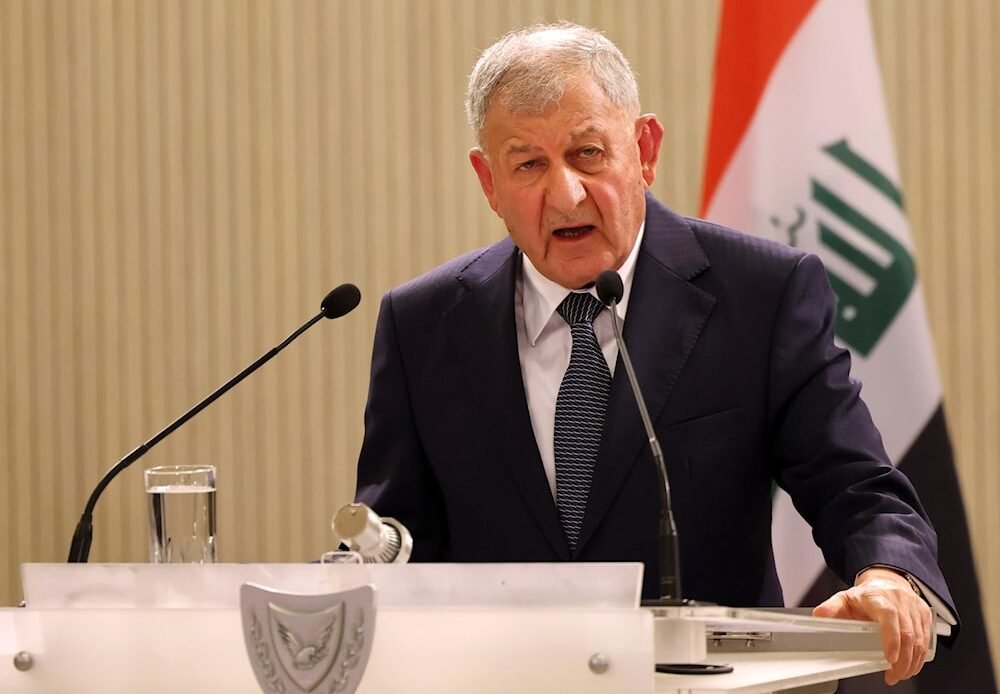 Iraqi President: Condition to regional stability is Palestinian state