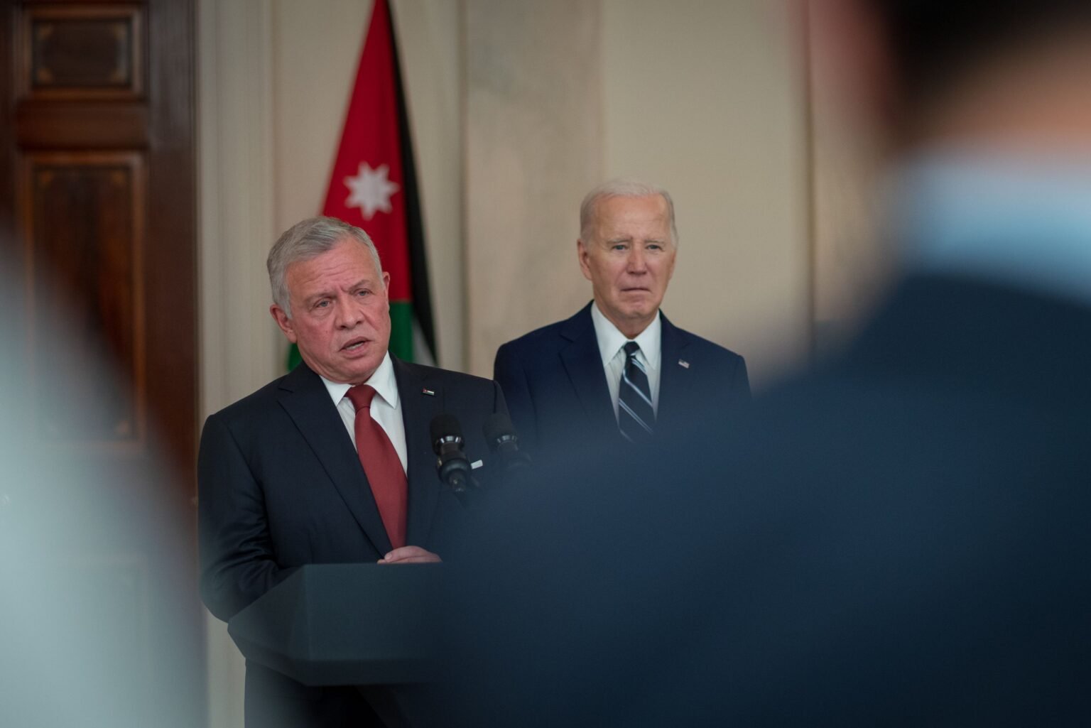 Jordan’s King Abdullah meets Biden, urges end to war on Gaza