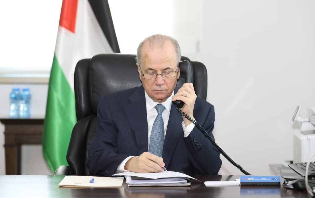 PM Mustafa discusses efforts to stop Israeli aggression on Gaza