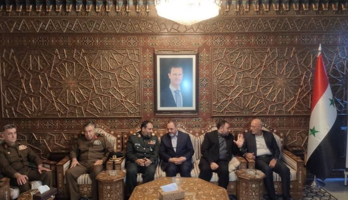 High-Level Iranian Military Delegation in Damascus for Strategic Meetings with Syrian Leaders