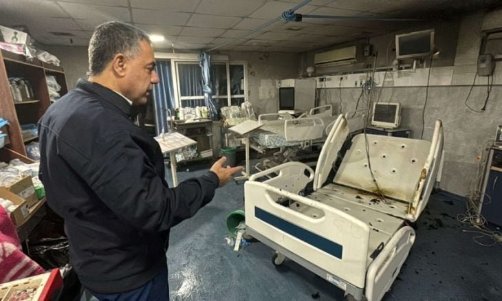 Israeli Forces Force Evacuation and Burn Sections of Kamal Adwan Hospital