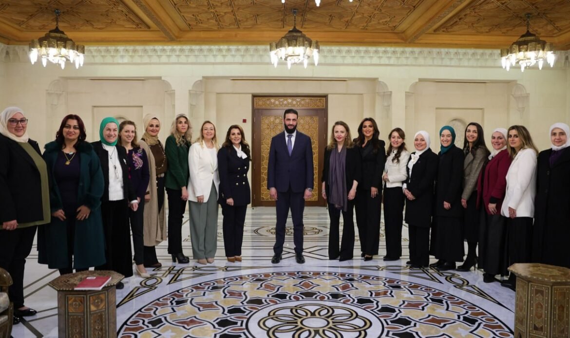 Ahmed Al-Sharaa’s Photo with Syrian-American Women Sparks Reactions Ahmed Al-Sharaa's Photo with Syrian-American Women Sparks Reactions