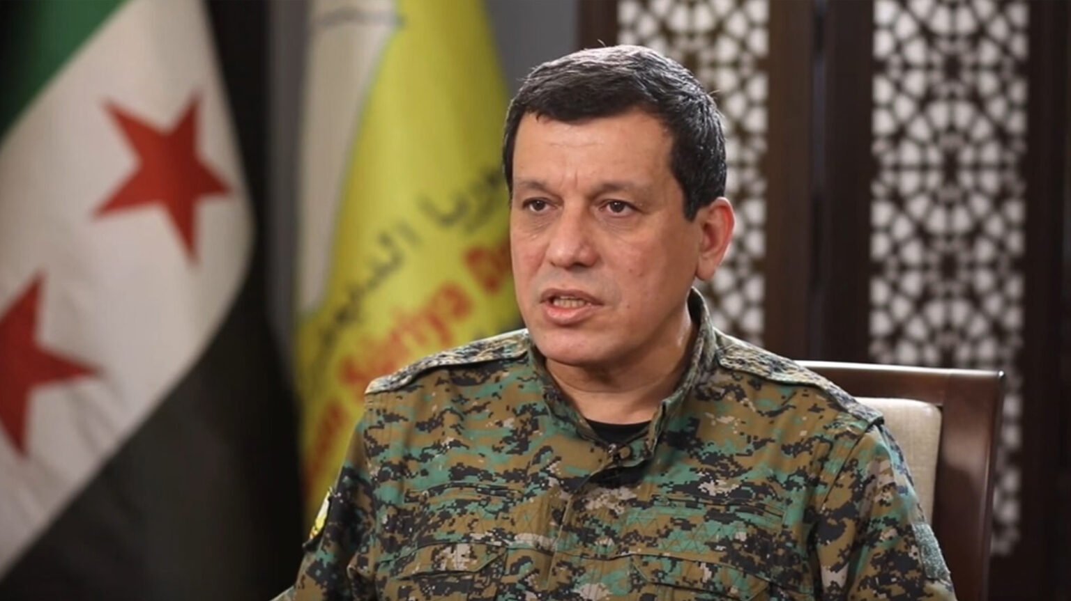 Mazloum Abdi on Syria’s Historic Change and Challenges Mazloum Abdi on Syria's Historic Change and Challenges