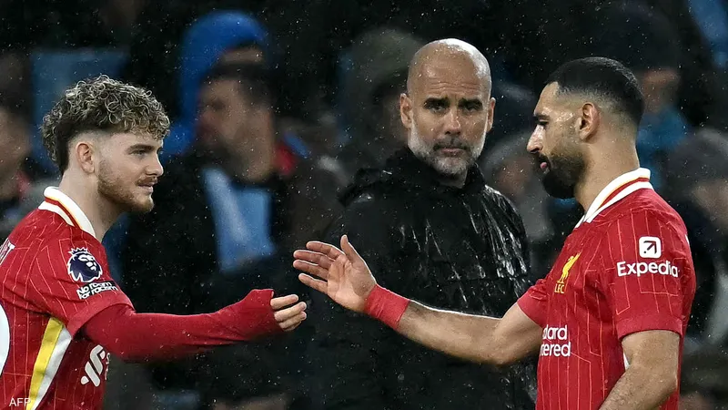 After Defeat, Guardiola Praises Salah and Marmoush Performances