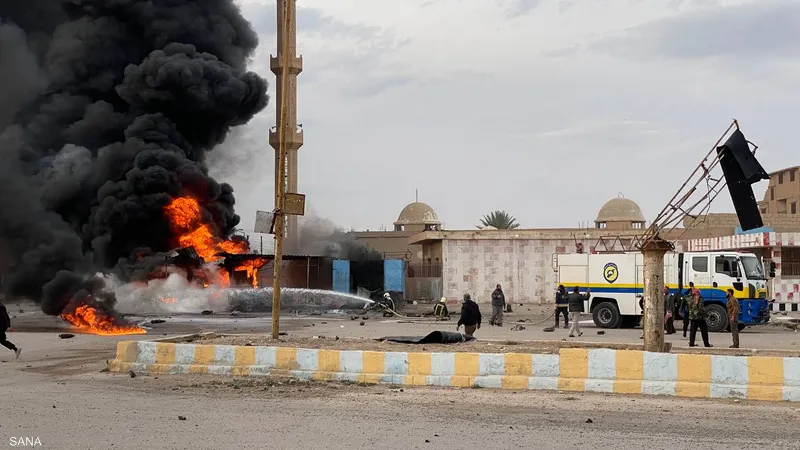 People Killed and Injured in Deir ezor Explosion in Syria