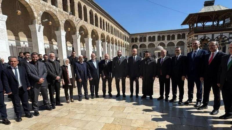 Bilal Erdoğan Visits Umayyad Mosque in Damascus