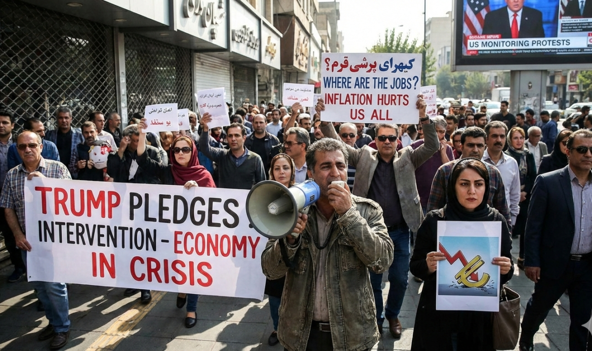Iranians protesting the economy have Trump’s pledge to intervene