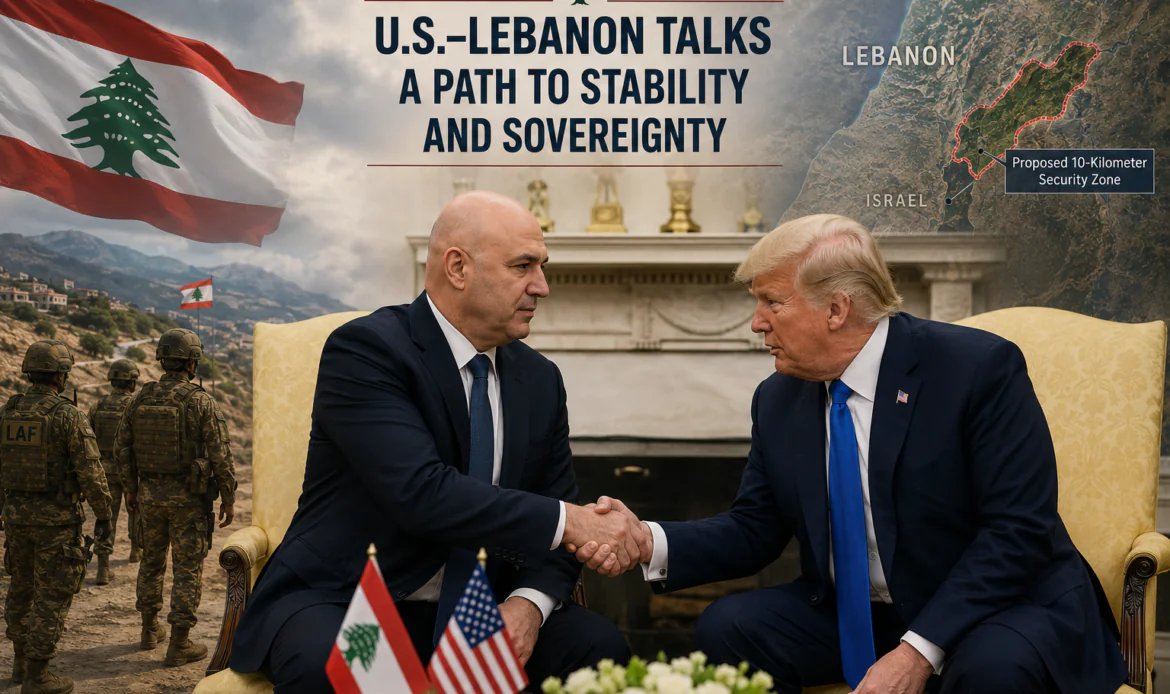 Trump meets with Aoun over Israeli withdrawal from Lebanon