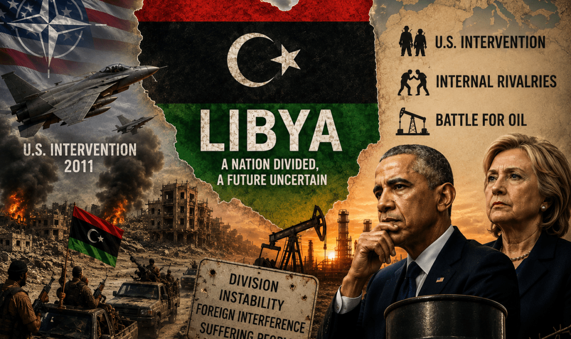 Libya suffering from U.S. meddling, internal rivalries and the battle for oil