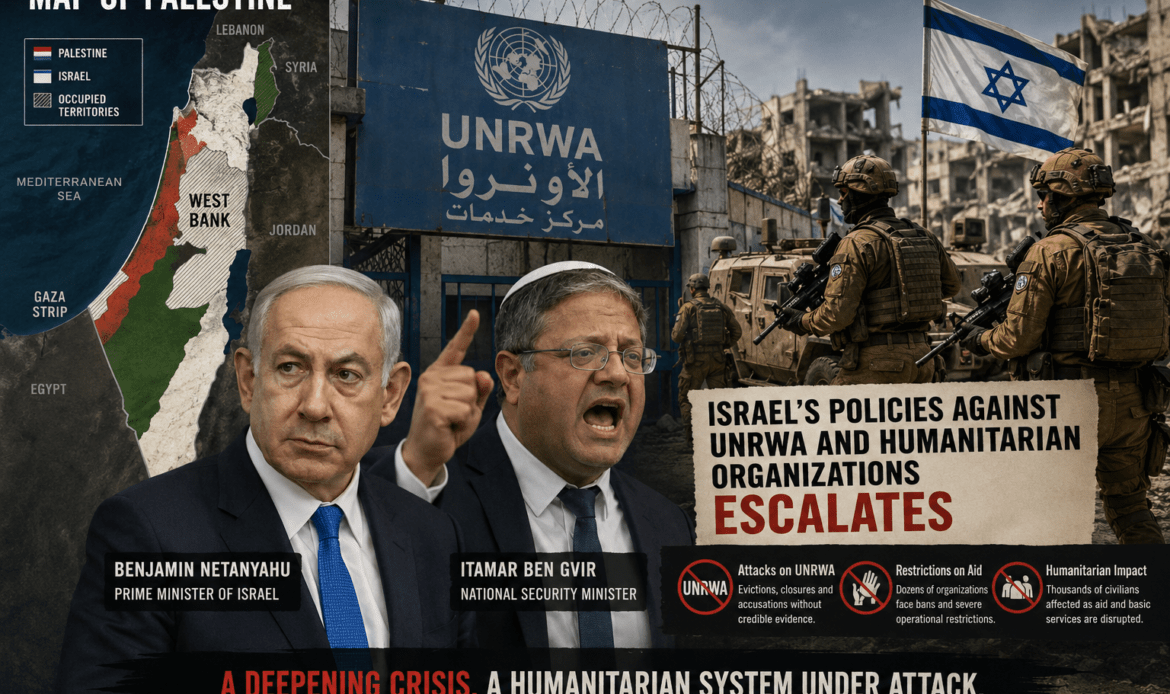 Israel’s policies against UNRWA and humanitarian organizations escalates
